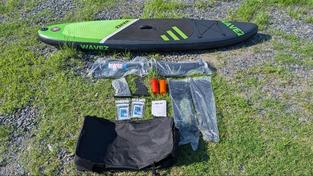 SUPボード WAVEZ グリーン/ブラック