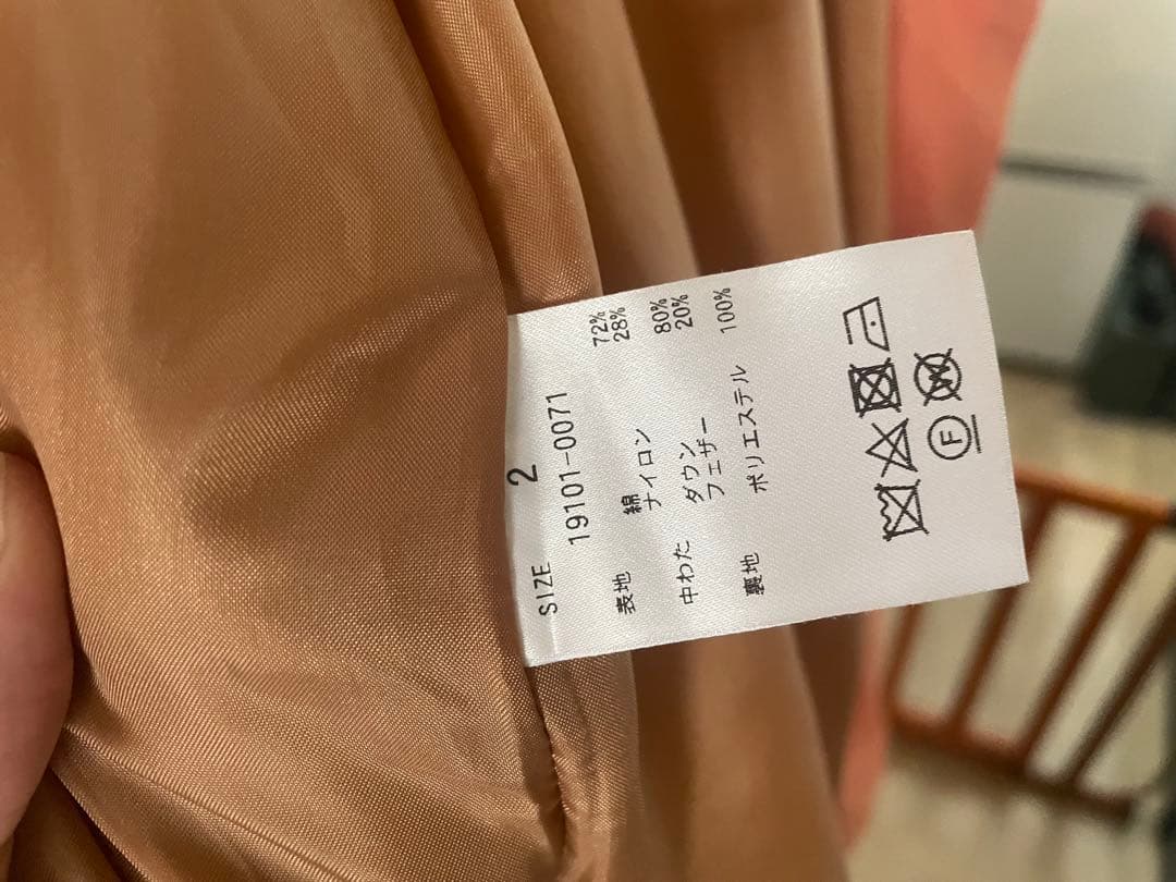 【即完売】CLANE クラネ カラーダウンチェスターコート　ダウンコート