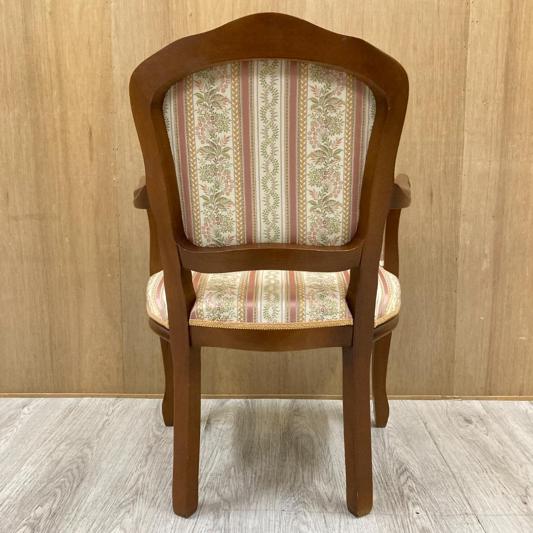 イタリア 　猫脚　アームチェア 　椅子　ダイニングチェア　クラシック 　B