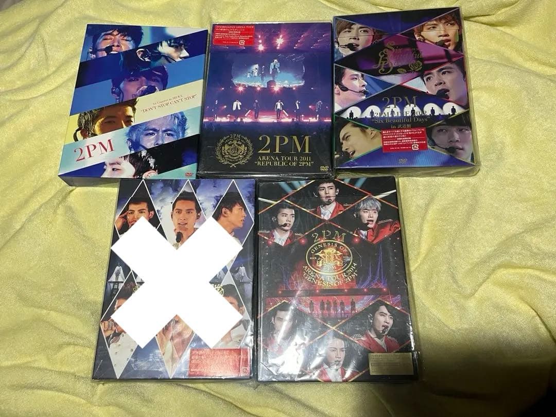 【初回限定版】2PM ライブDVD 4枚セット