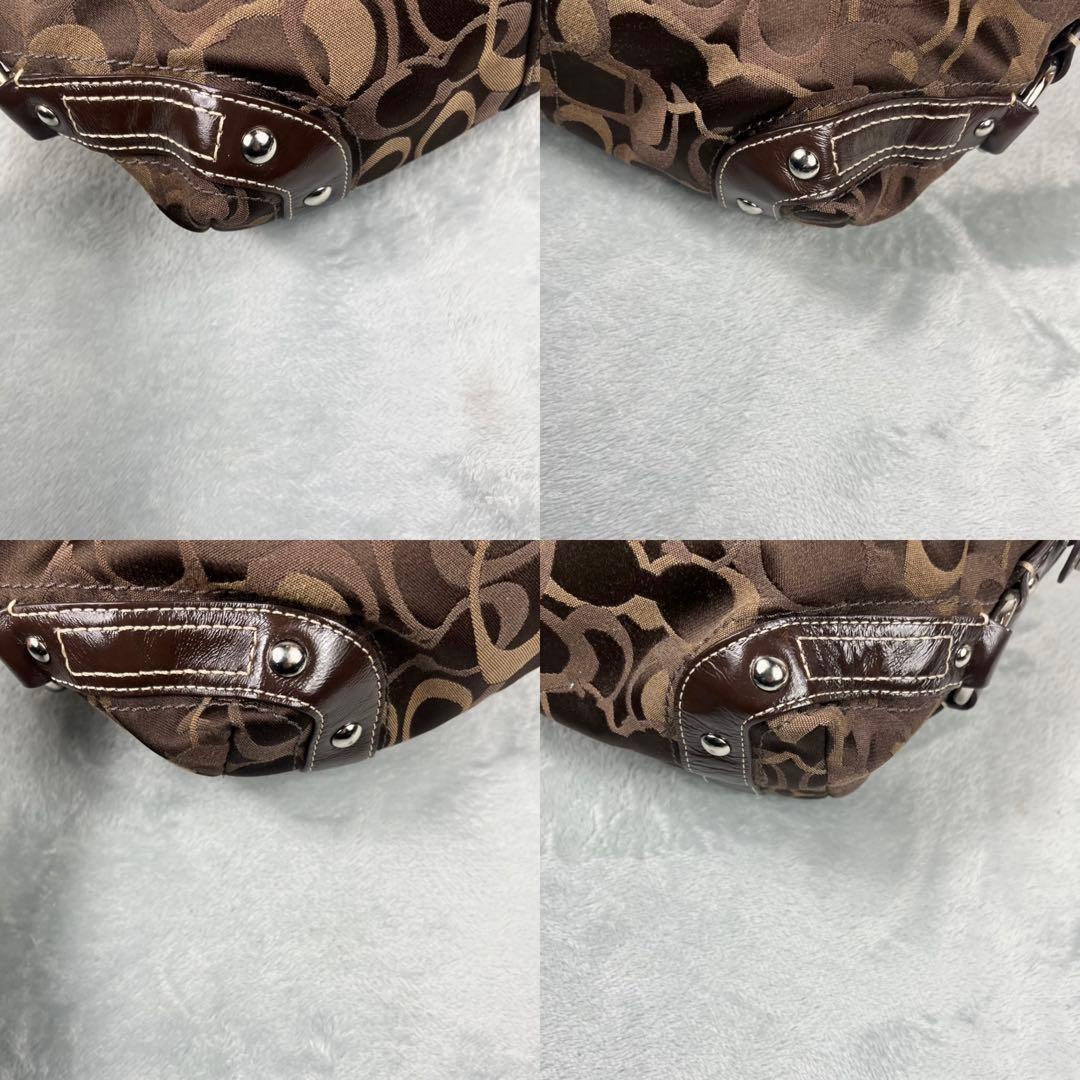 バッグ Vintage Coach Signature Brown Bag