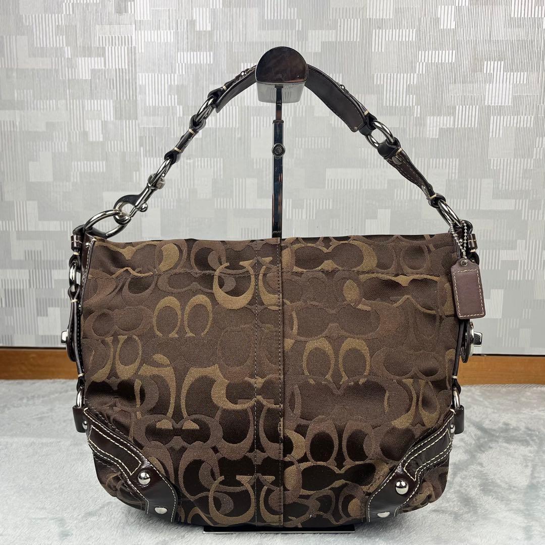 バッグ Vintage Coach Signature Brown Bag