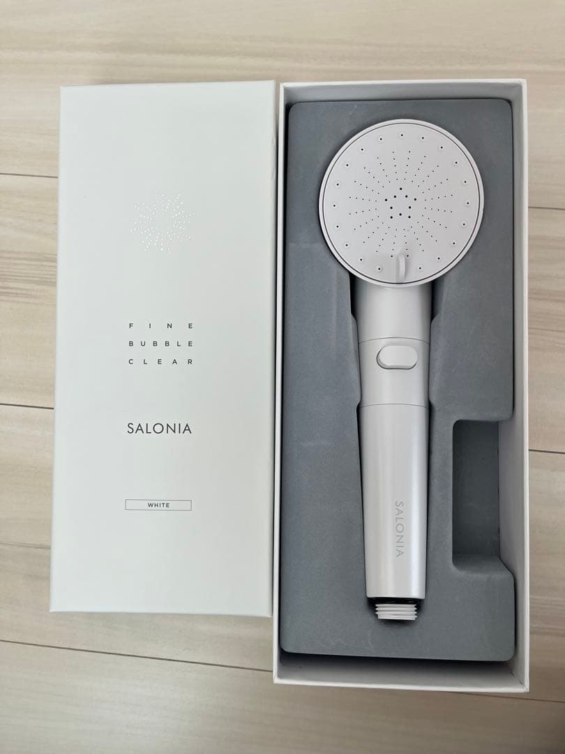 SALONIA ファインバブルクリア シャワーヘッド