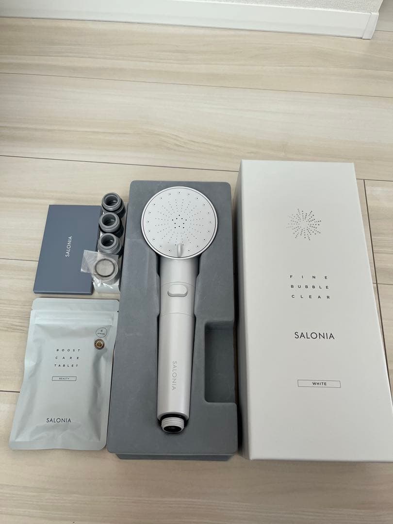 SALONIA ファインバブルクリア シャワーヘッド