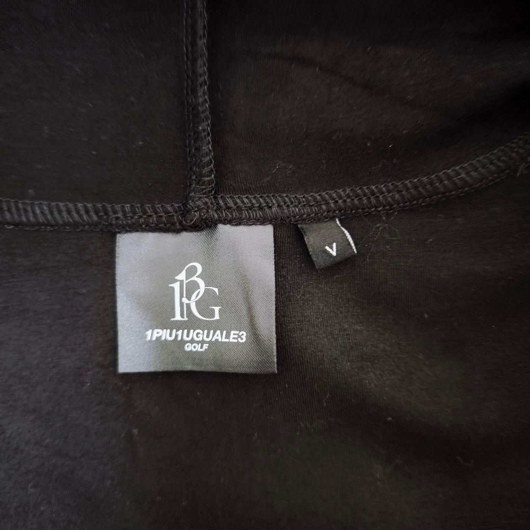 未使用級 1PIU1UGUALE3 GOLF ストレッチジャージセットアップⅤ黒