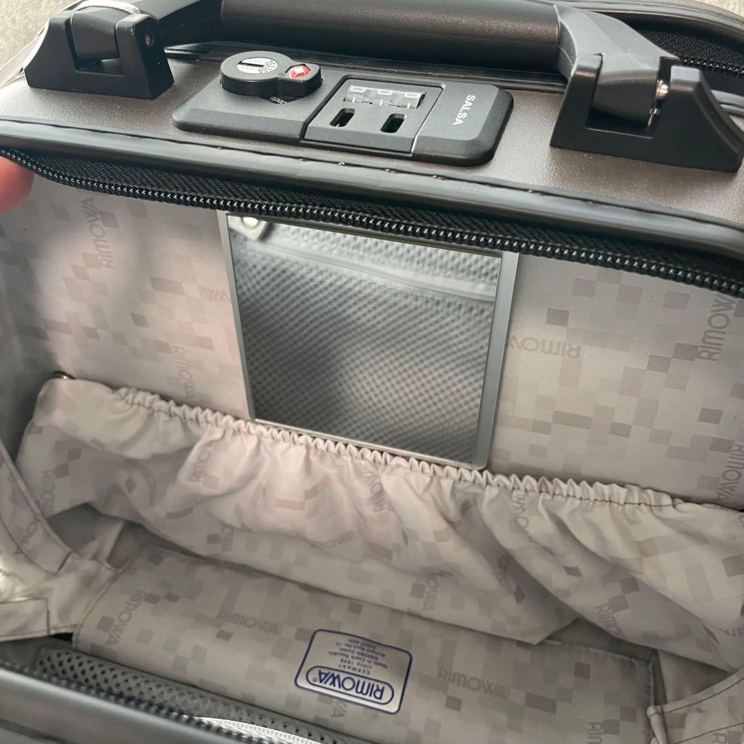 希少！RIMOWA リモワ サルサ 13Lビューティーケース マットブラウン