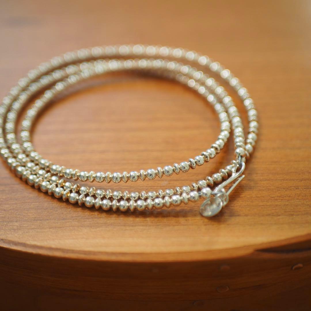 【HARPO】ナバホパールネックレス 64cm/3mm ラウンドアンドソーサー