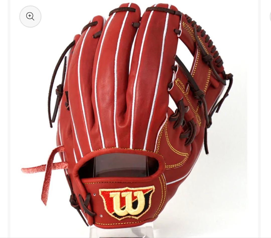 新品　野球　グローブ　内野手用　硬式　ウィルソン　右投　一般用　専用袋付