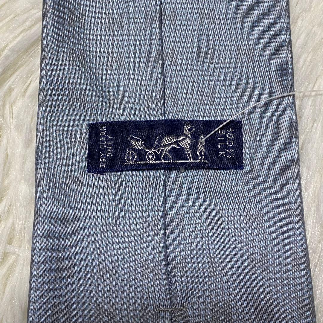 新品同様✨エルメス　Hロゴ総柄　グレイッシュブルー　水色　柔らかめ　結婚式