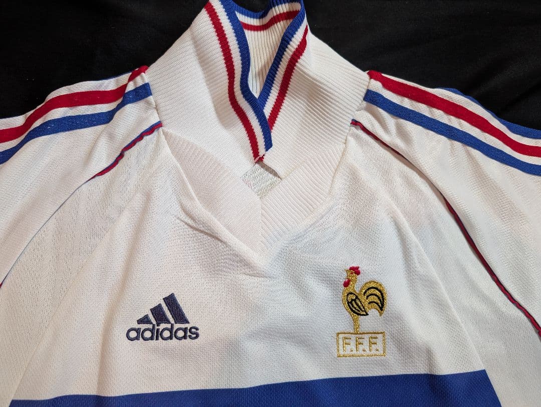 【ほぼ新品の当時物！】ジネディーヌ・ジダン/フランス代表/98年W杯/アウェイ