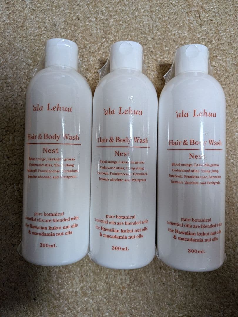 アラレフア ヘア＆ボディウォッシュRV、NS、AB 各300mL×3