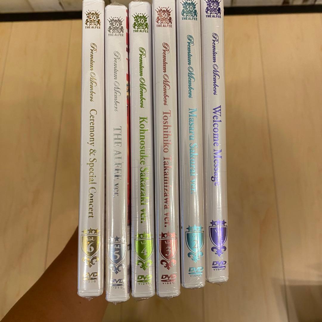 ち*い様 THE ALFEE 50周年記念 DVD 全6巻セット（新品・未開封）
