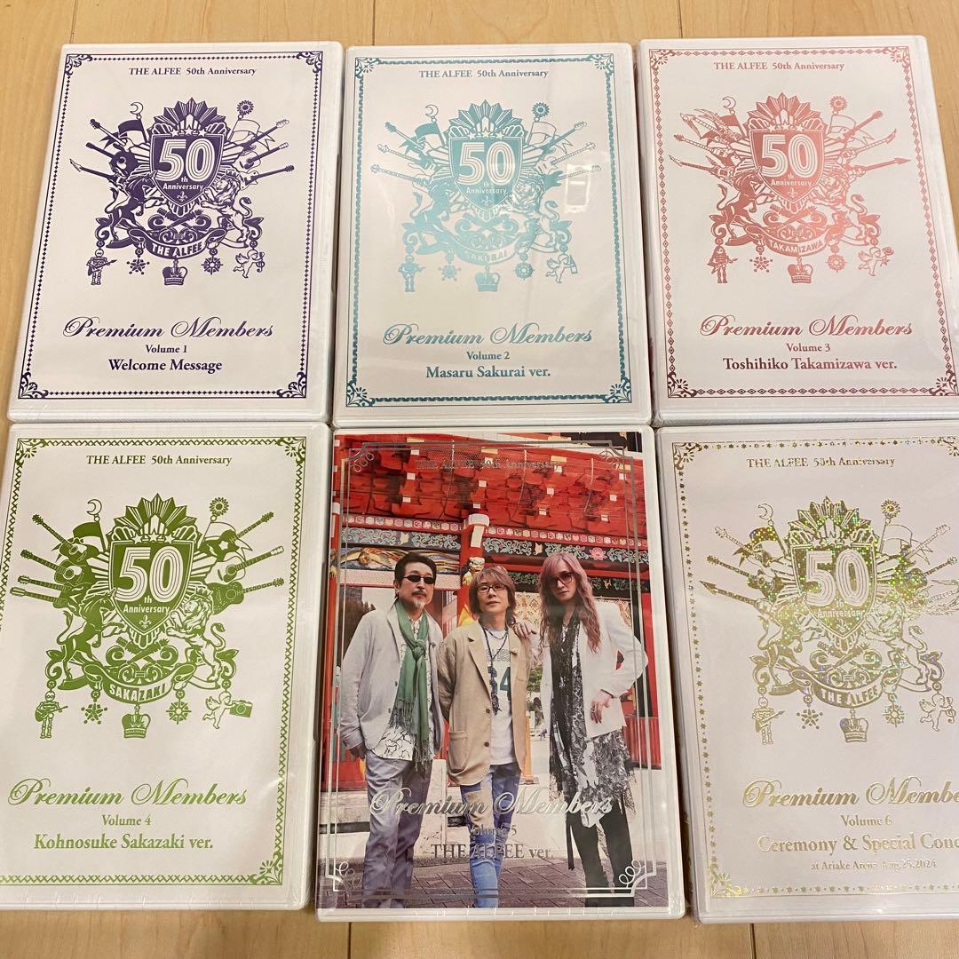 ち*い様 THE ALFEE 50周年記念 DVD 全6巻セット（新品・未開封）