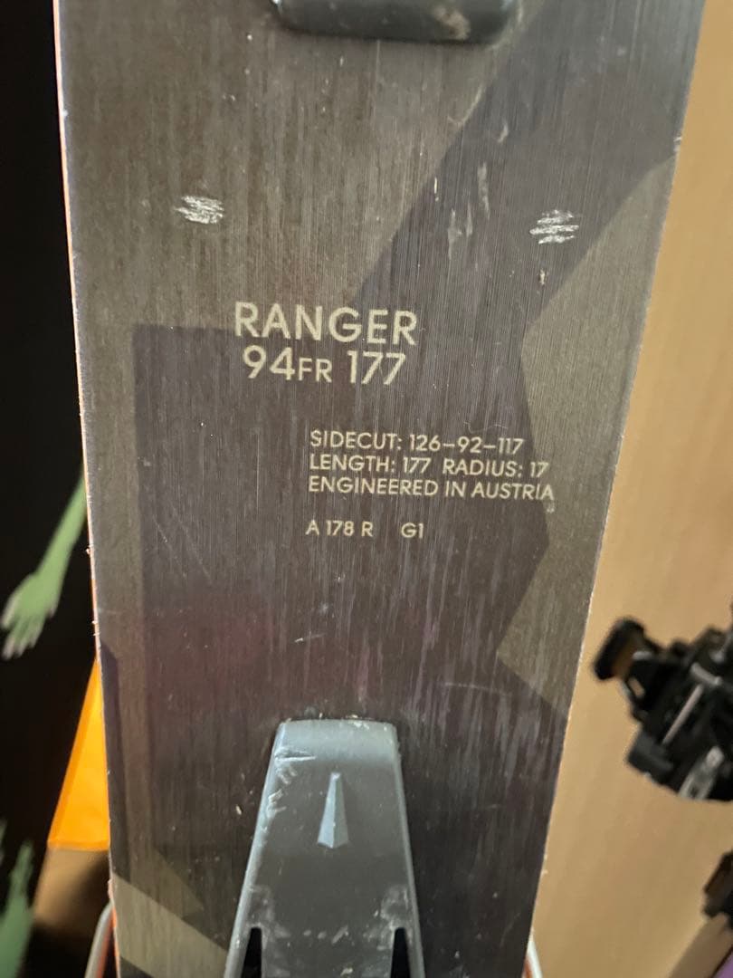 スキー FISCHER RANGER 94 FR 177