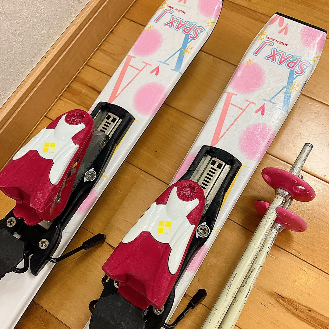 KAZAMA スキー板 110㎝　ストック ブーツ　4点セット