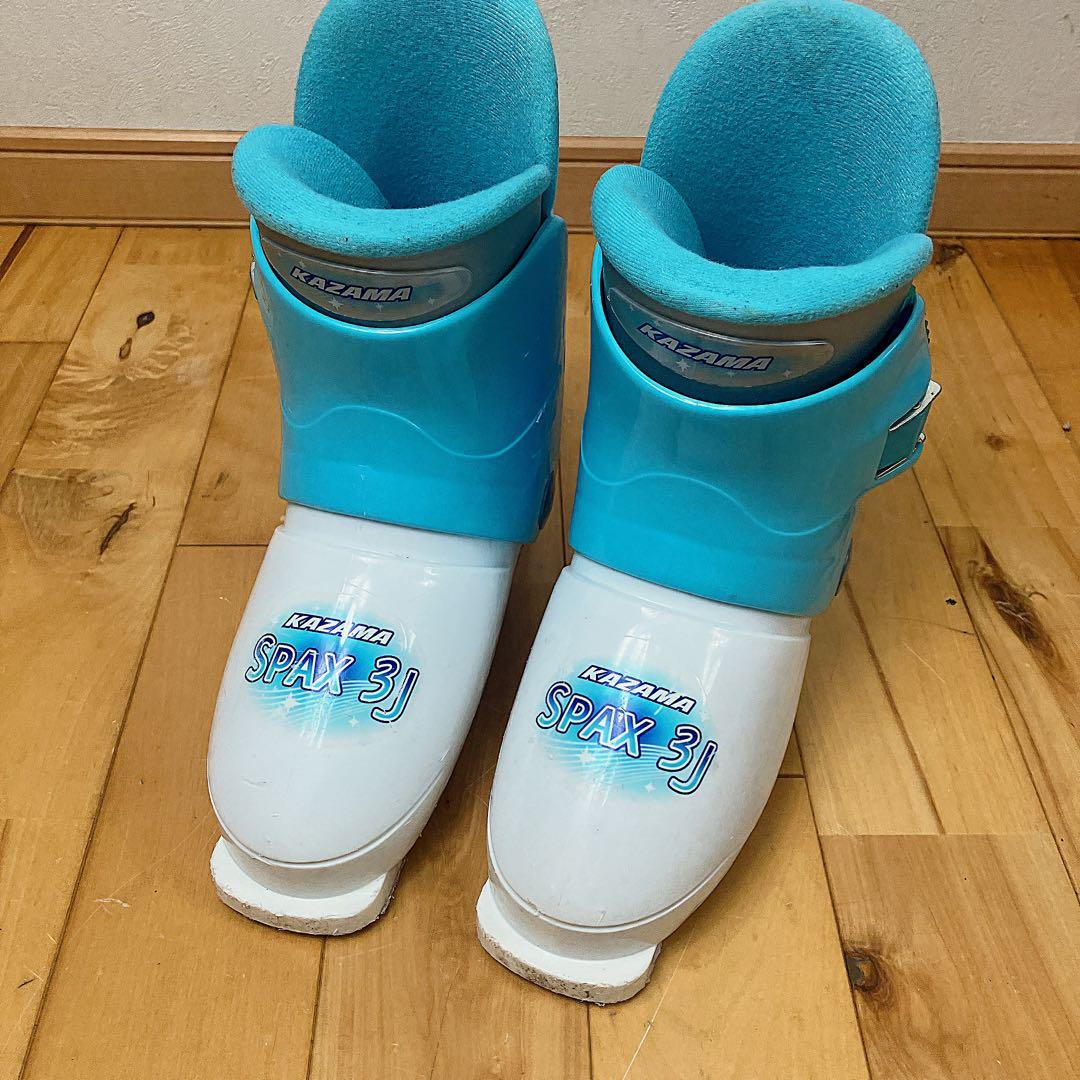 KAZAMA スキー板 110㎝　ストック ブーツ　4点セット