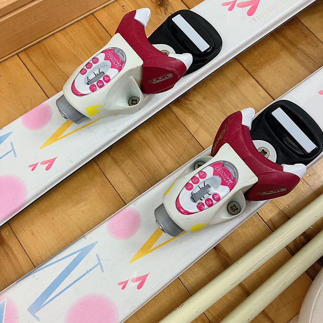 KAZAMA スキー板 110㎝　ストック ブーツ　4点セット