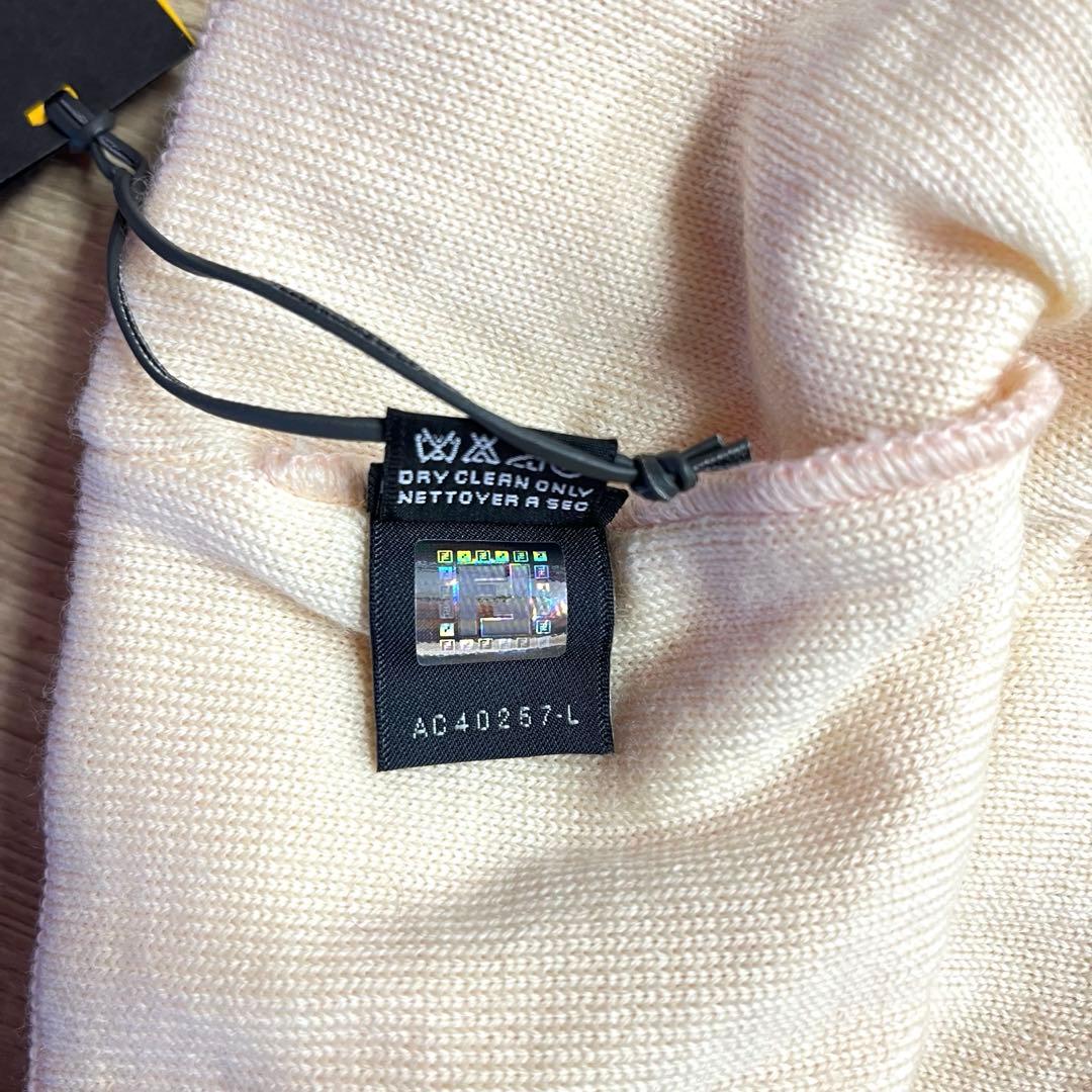 新品タグ付き イタリア製 FENDI フェンディ ニット帽 ピンク レディース