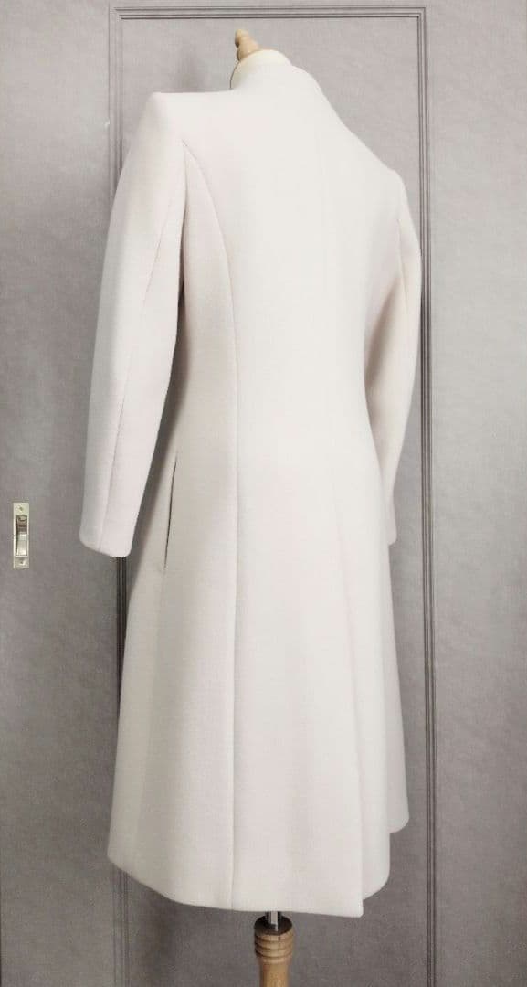 【EPOCA】カメリア　エアリーウールコート ホワイト☆
