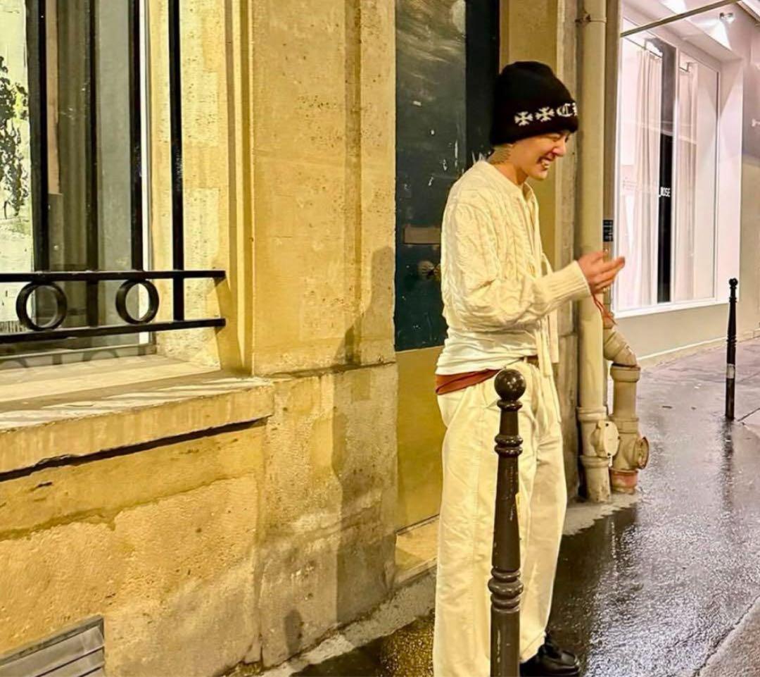 CHROME HEARTS クロムハーツ ビッグダディ カシミヤニット ブルー