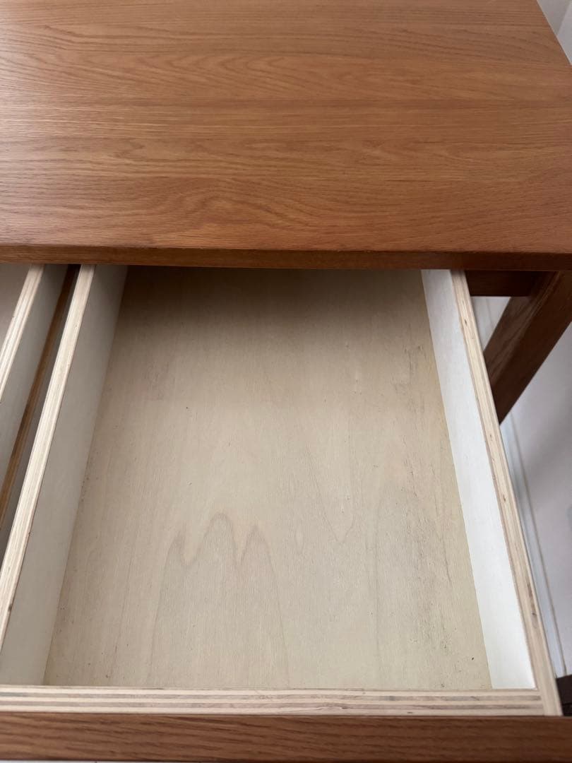 【新品同様】無印良品/MUJI オーク材デスク 1100×550×700