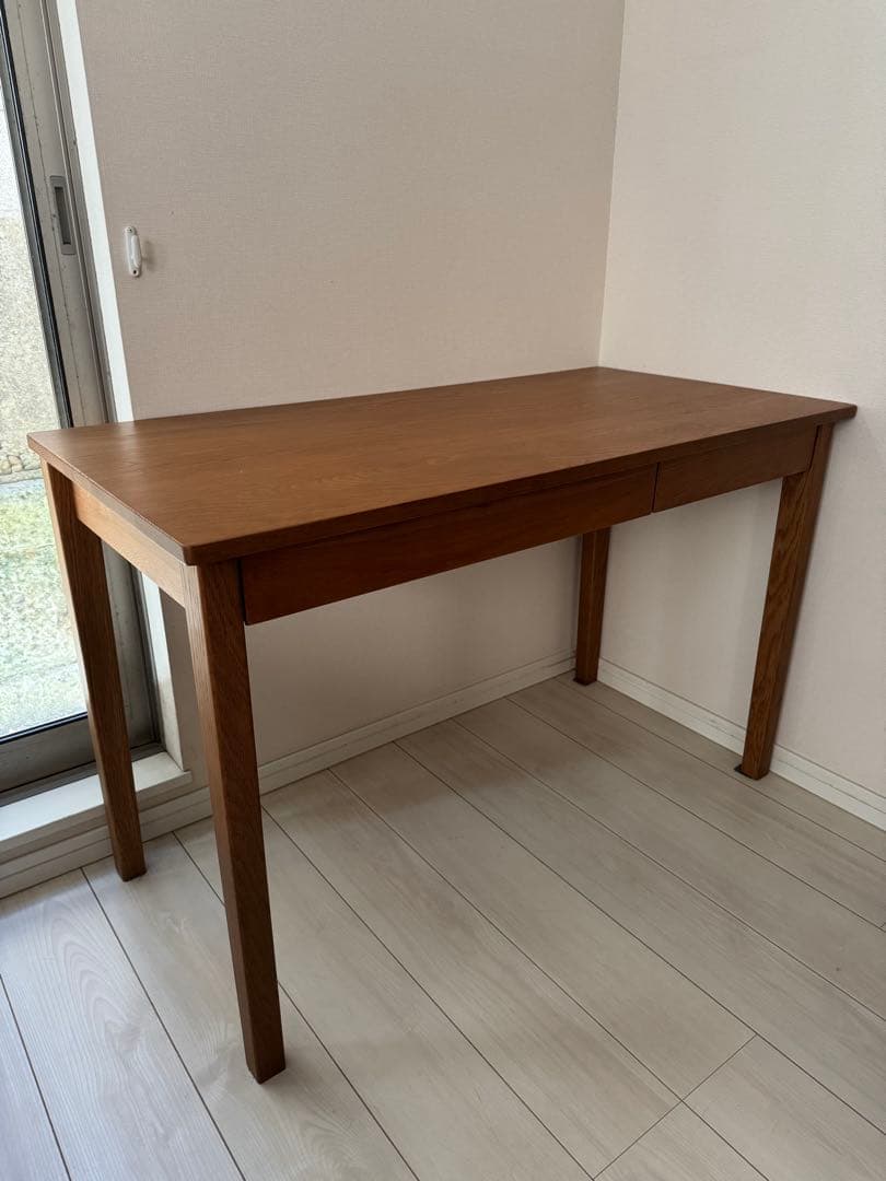 【新品同様】無印良品/MUJI オーク材デスク 1100×550×700