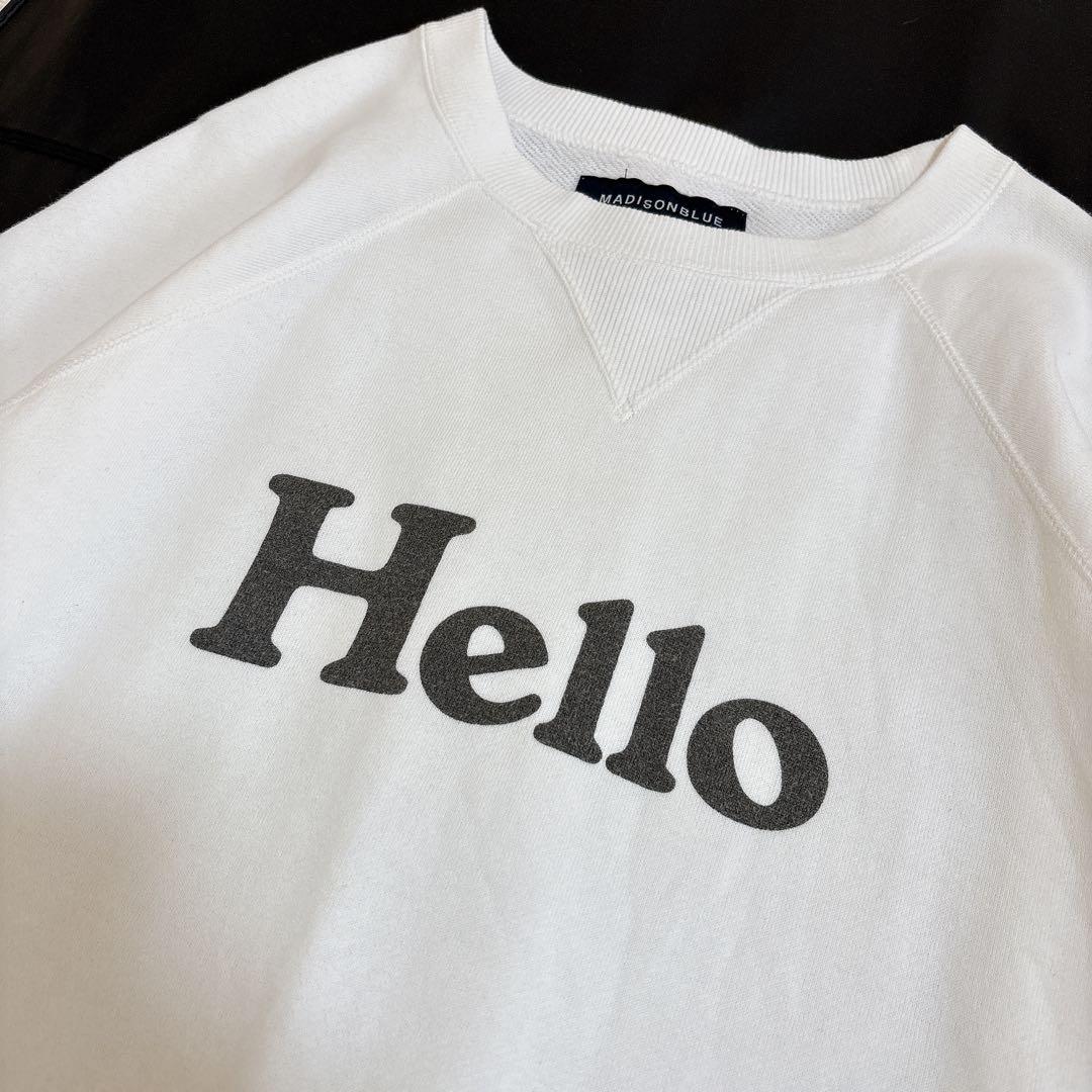 美品☆マディソンブルー HELLO SWEAT L/S URAKE DYED