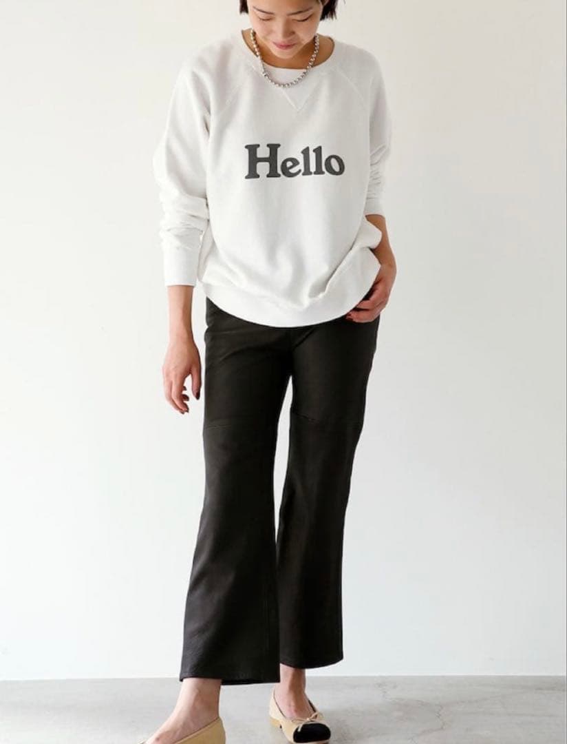 美品☆マディソンブルー HELLO SWEAT L/S URAKE DYED