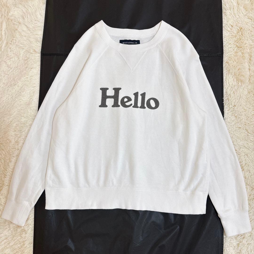 美品☆マディソンブルー HELLO SWEAT L/S URAKE DYED