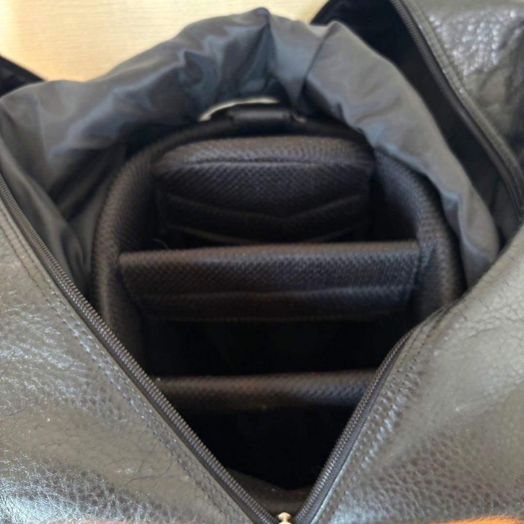 PUMA プーマ　キャディバッグ 黒/白　ゴルフバック　比較的美品