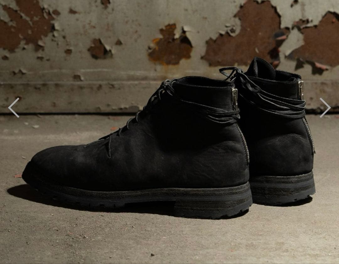 GUIDI グイディ　アークネッツ　別注　ブーツ　42 黒　ブラック