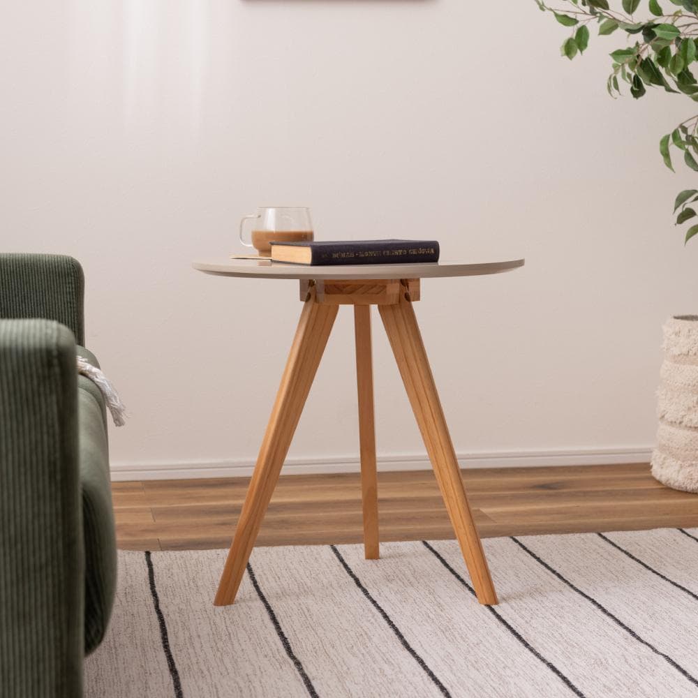 北欧 サイドテーブル B 丸 コーヒー リビング ベッド 花台 木製 ナイト 机