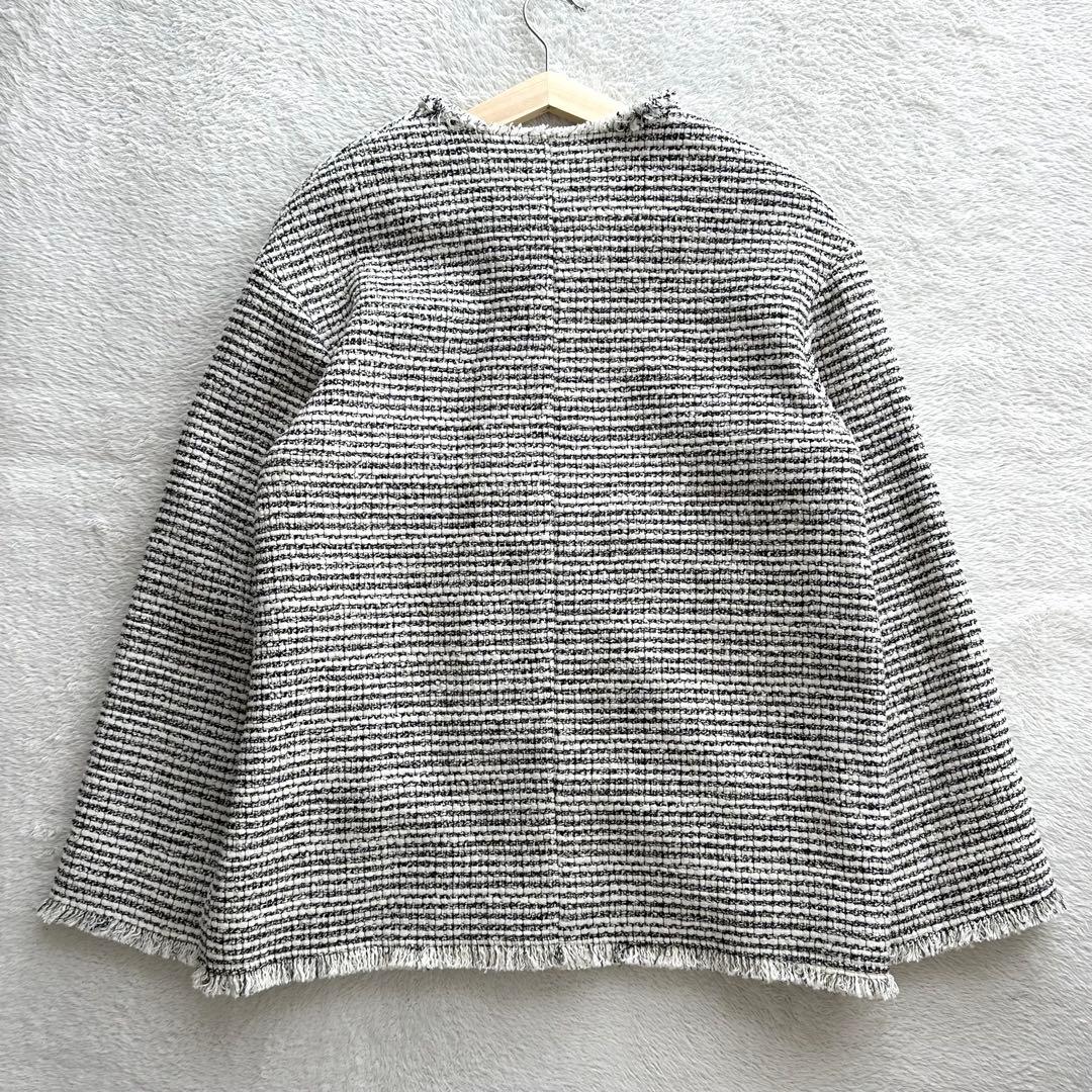 レサージュ 24SS GIOLICA MIXツイードWIDEジャケット F