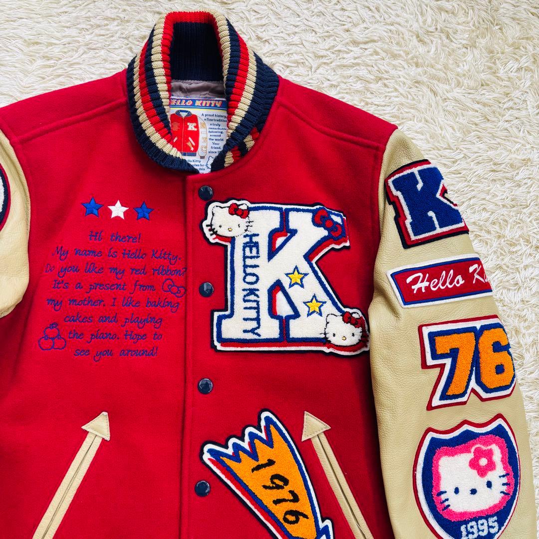 極美品　激レア　ハローキティ 30周年　スタジャン　サンリオ　ほぼデッドストック