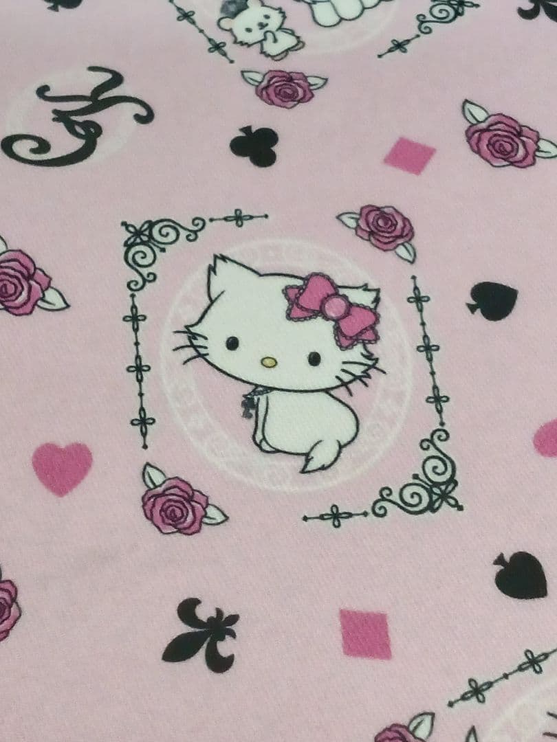 【タグ付】ハローキティチャーミーキティ　キャリアケース　カギ付　トランクベルト付