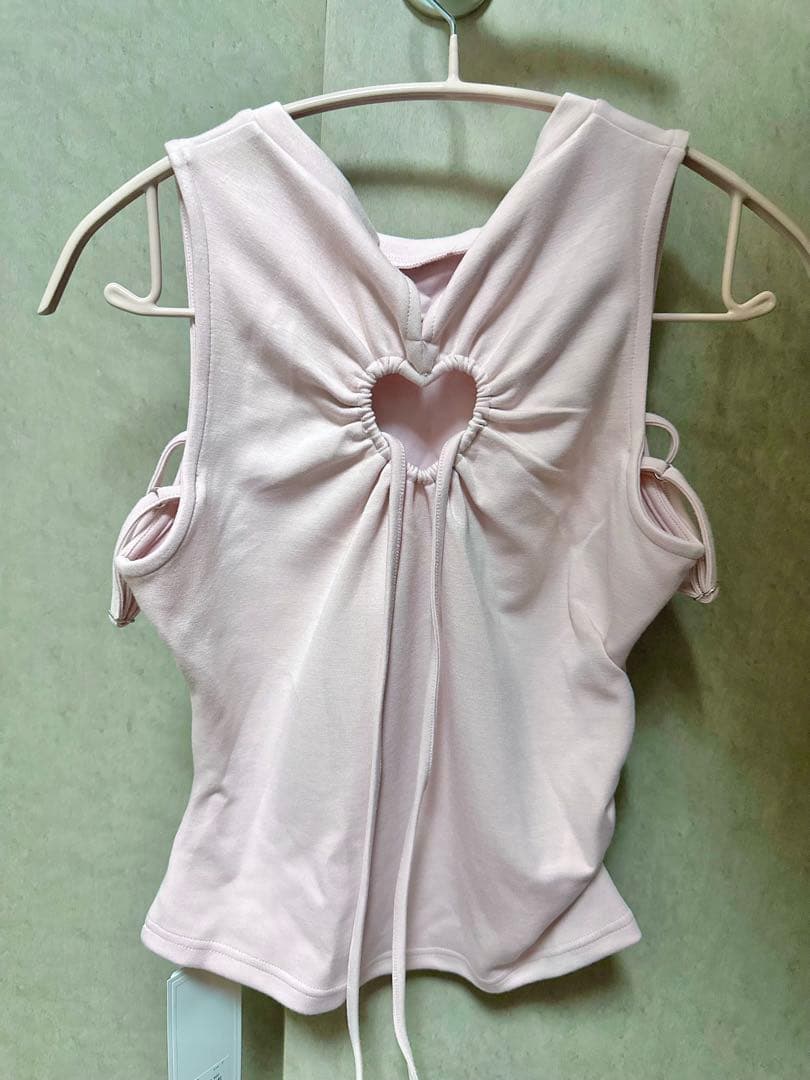 トップス andmary Heart point tops