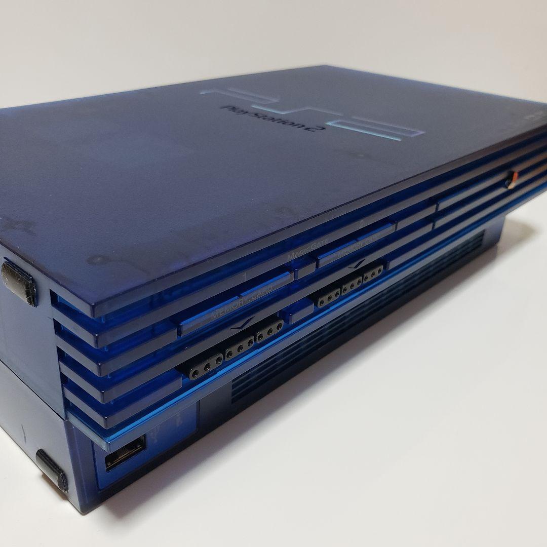 ☆すぐ遊べるセット☆ PS2 SCPH-37000セットオーシャンブルー