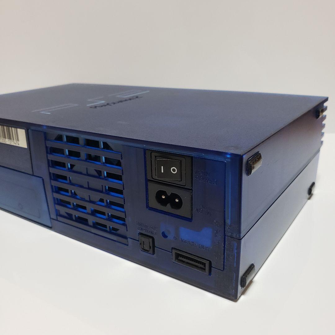 ☆すぐ遊べるセット☆ PS2 SCPH-37000セットオーシャンブルー
