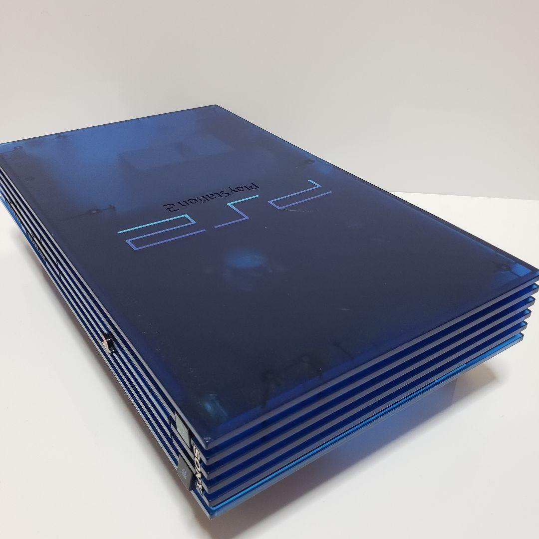 ☆すぐ遊べるセット☆ PS2 SCPH-37000セットオーシャンブルー