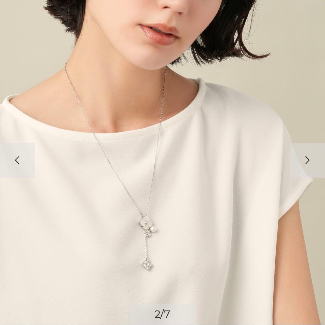 VENDOME BOUTIQUE シェルフラワーネックレス