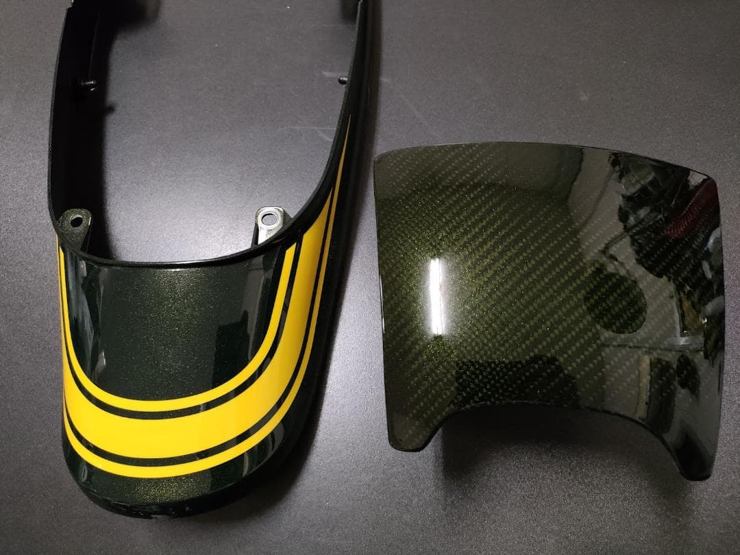 Z900RS カーボンタンクパッド イエローボールエディション
