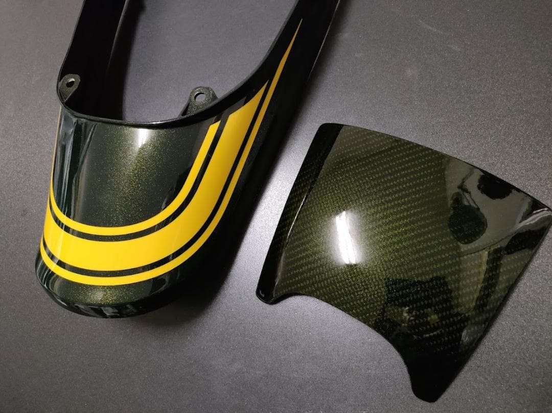 Z900RS カーボンタンクパッド イエローボールエディション