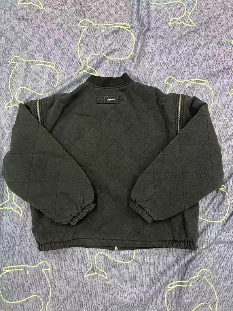 Supreme Zip-Off Bomber Jacket ブラックM