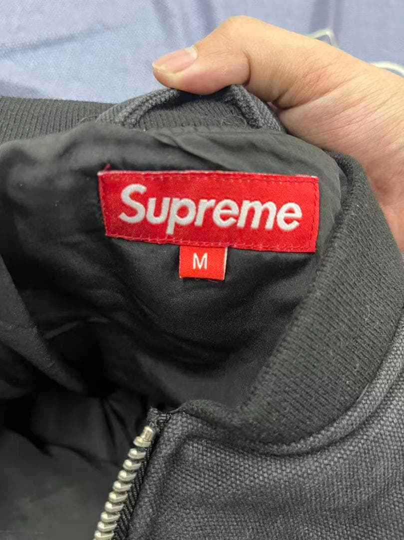 Supreme Zip-Off Bomber Jacket ブラックM