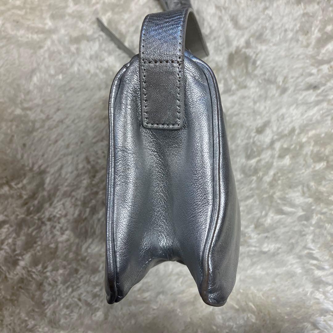 ゆきち様 イアパピヨネ ショルダーバッグ クロスボディ シルバー