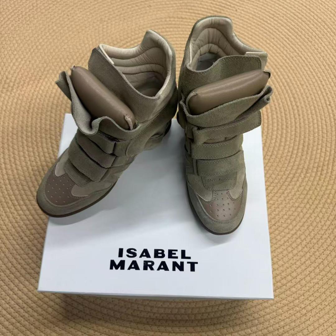 ISABEL MARANT ストラップ ハイカットスニーカー