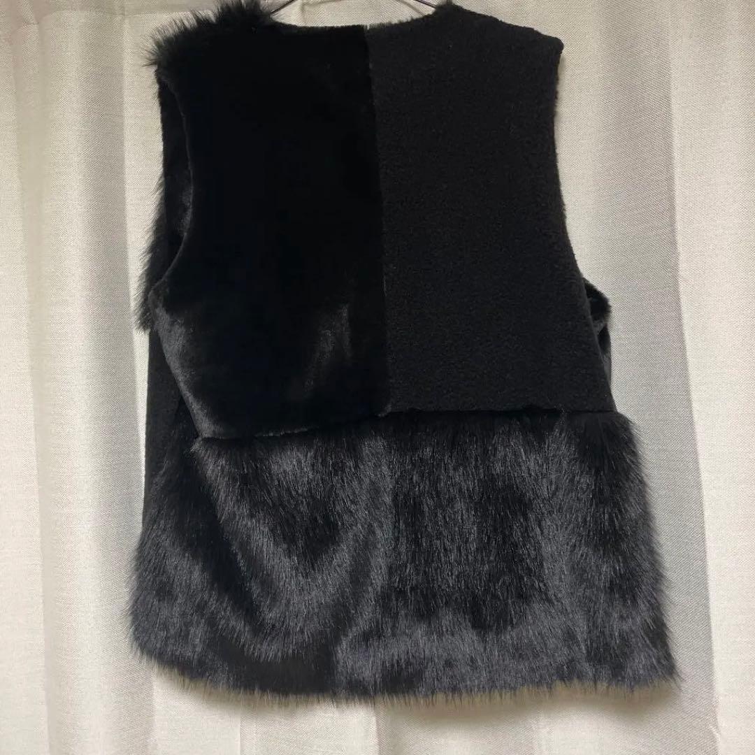 新品 CLOCHE ファー ベスト