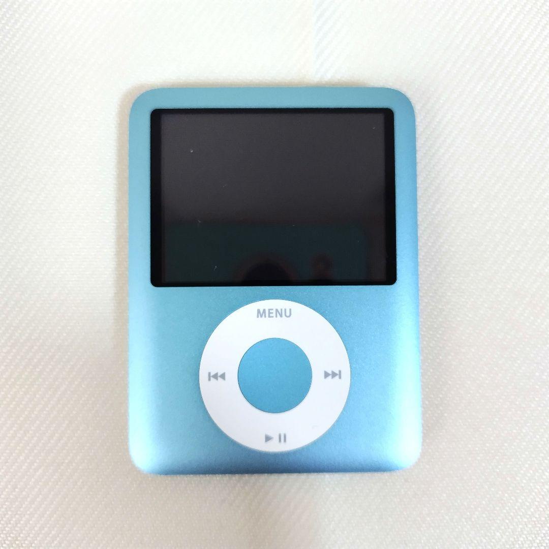 【動作良好／バッテリー検証済】iPod nano 第3世代 8GB ブルー