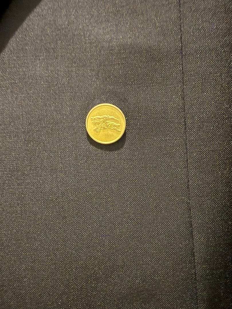 【 大きいサイズ 】 バーバリー　紺ブレ　セットアップ　スーツ　ホースロゴ　XL