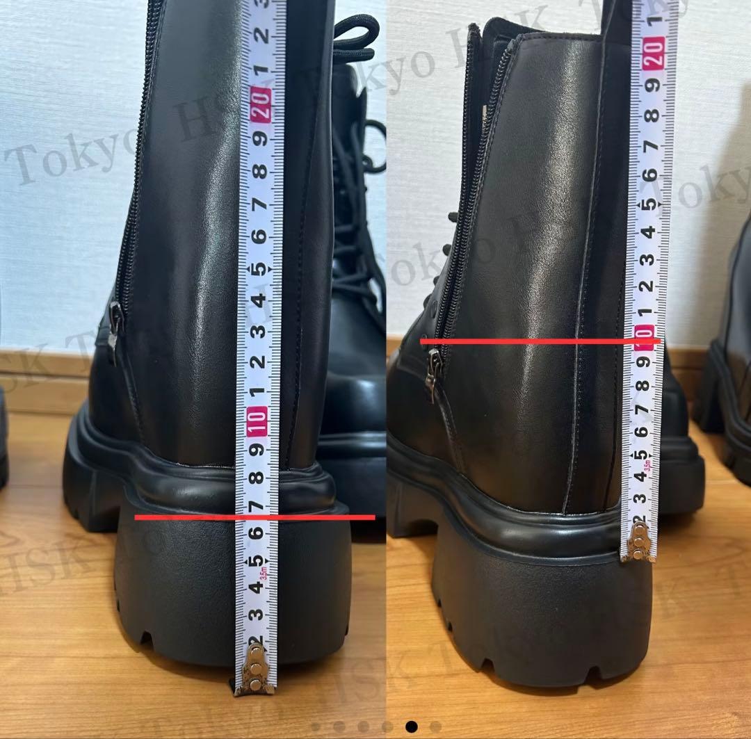 HSK 話題沸騰の厚底✕シークレットブーツ 16.5cm UP